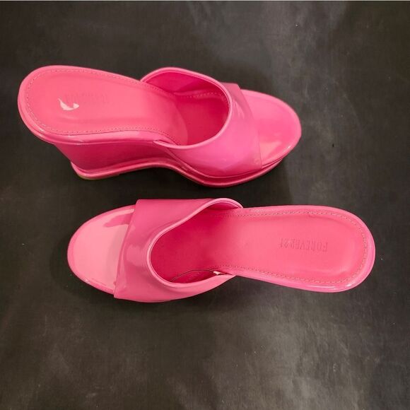 BRAND NEW FOREVER OPEN-TOE PLATFORM BLOCK-HEEL SANDAL - Picture 7 of 16